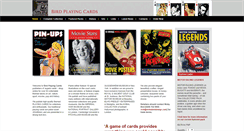Desktop Screenshot of birdplayingcards.com